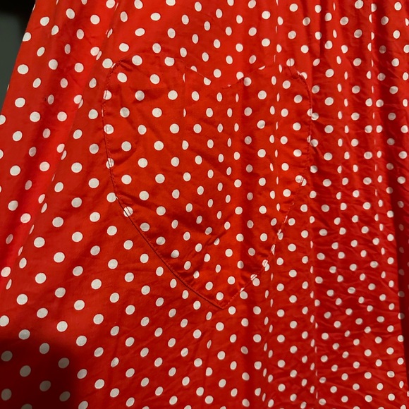 Disney Minnie Mouse Her Universe Red Polka Dot Strawberry Dress 3x - Picture 12 of 15